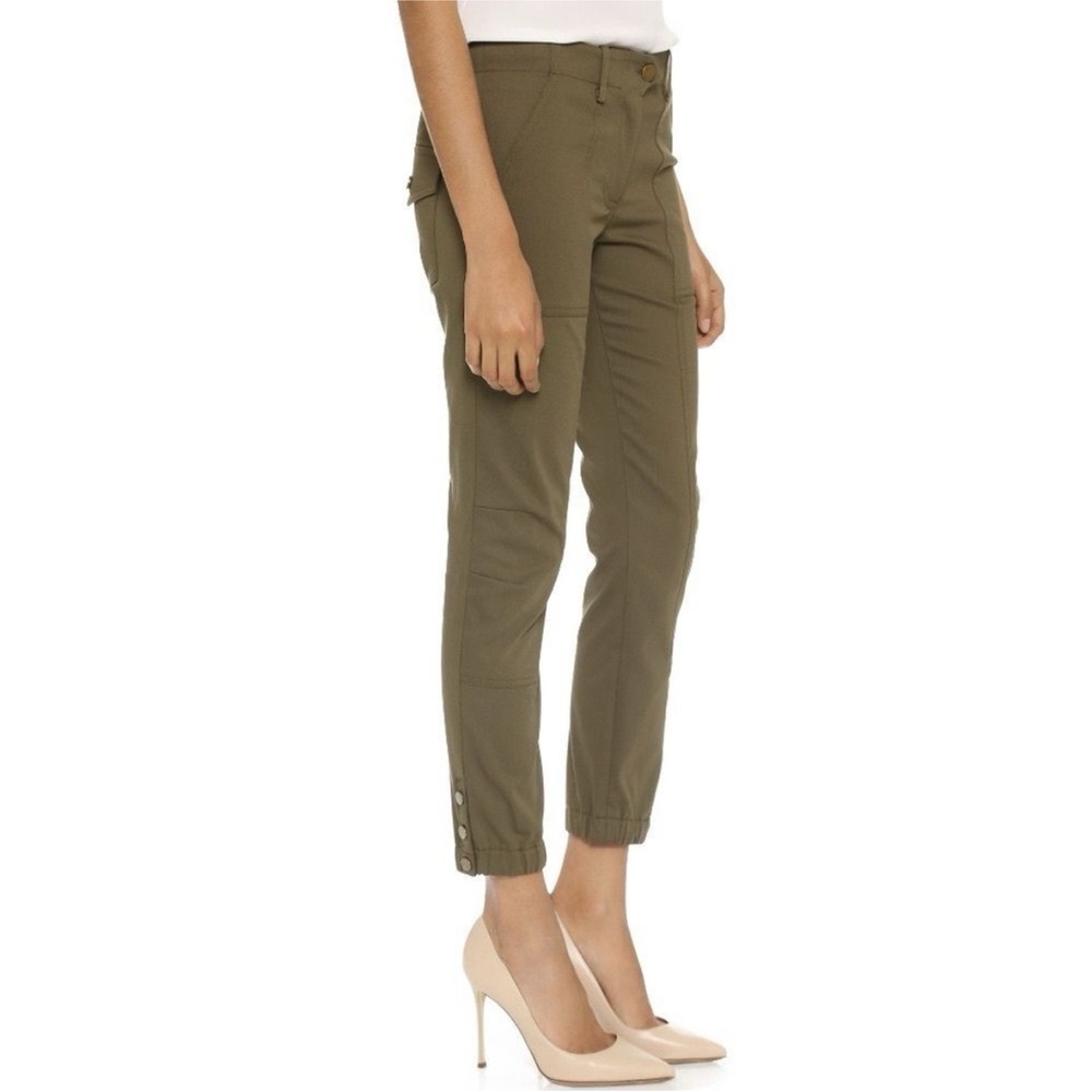 Veronica Beard - Olive Green Women’s Cargo Pants with ankle detail - size Medium